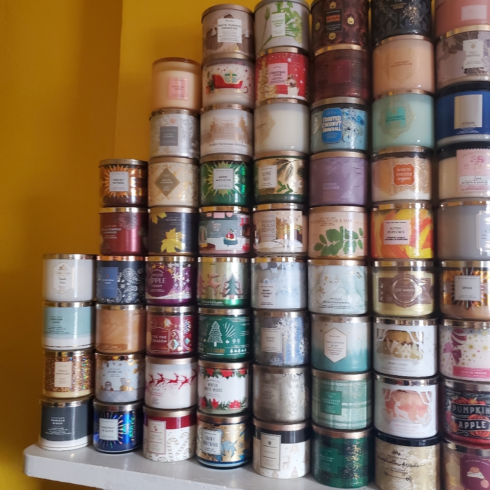 Bath and body works candles